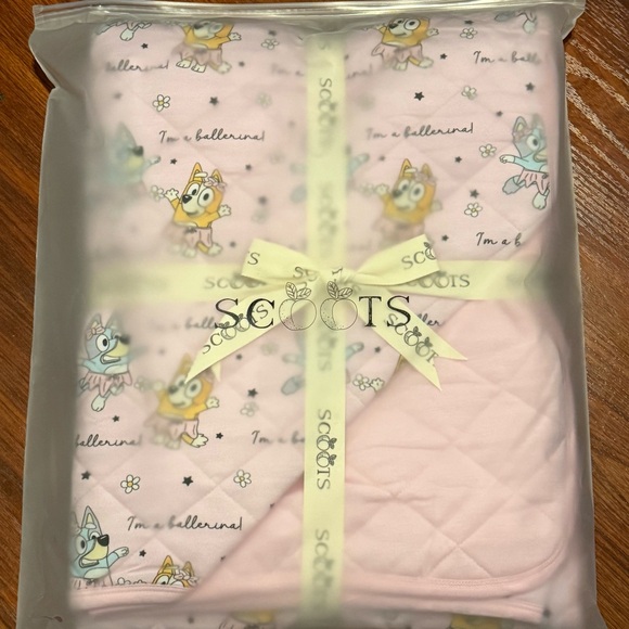 Bluey Bamboo Quilted Blanket 50x50 toddler size NEW - Picture 3 of 3